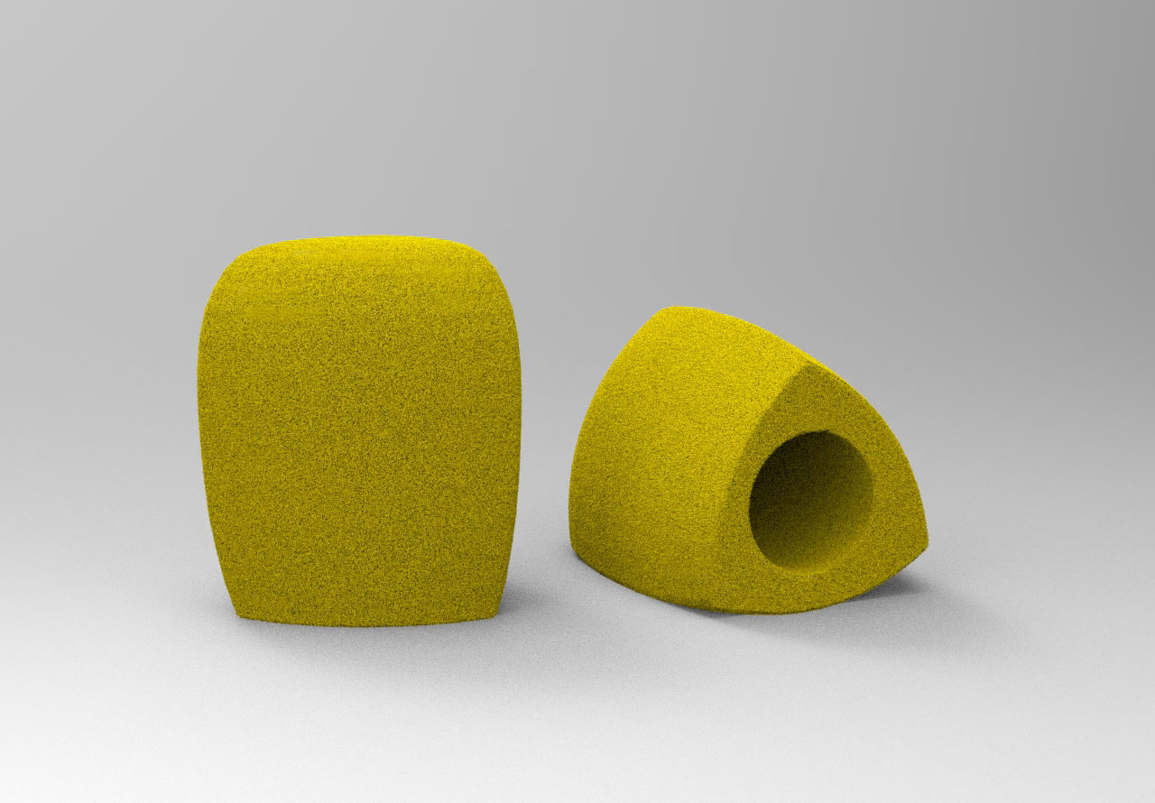 Capuchón delta amarillo