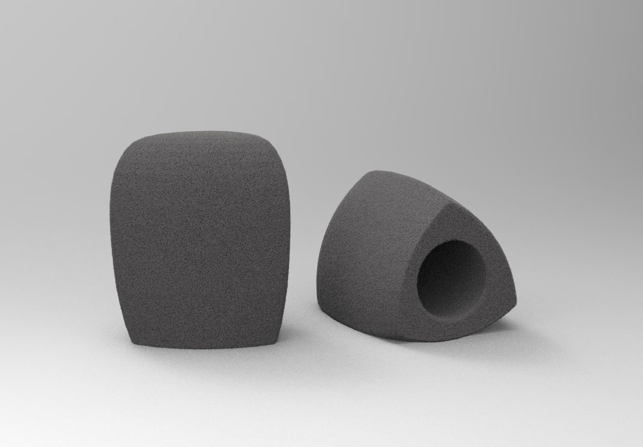 Capuchón delta Gris