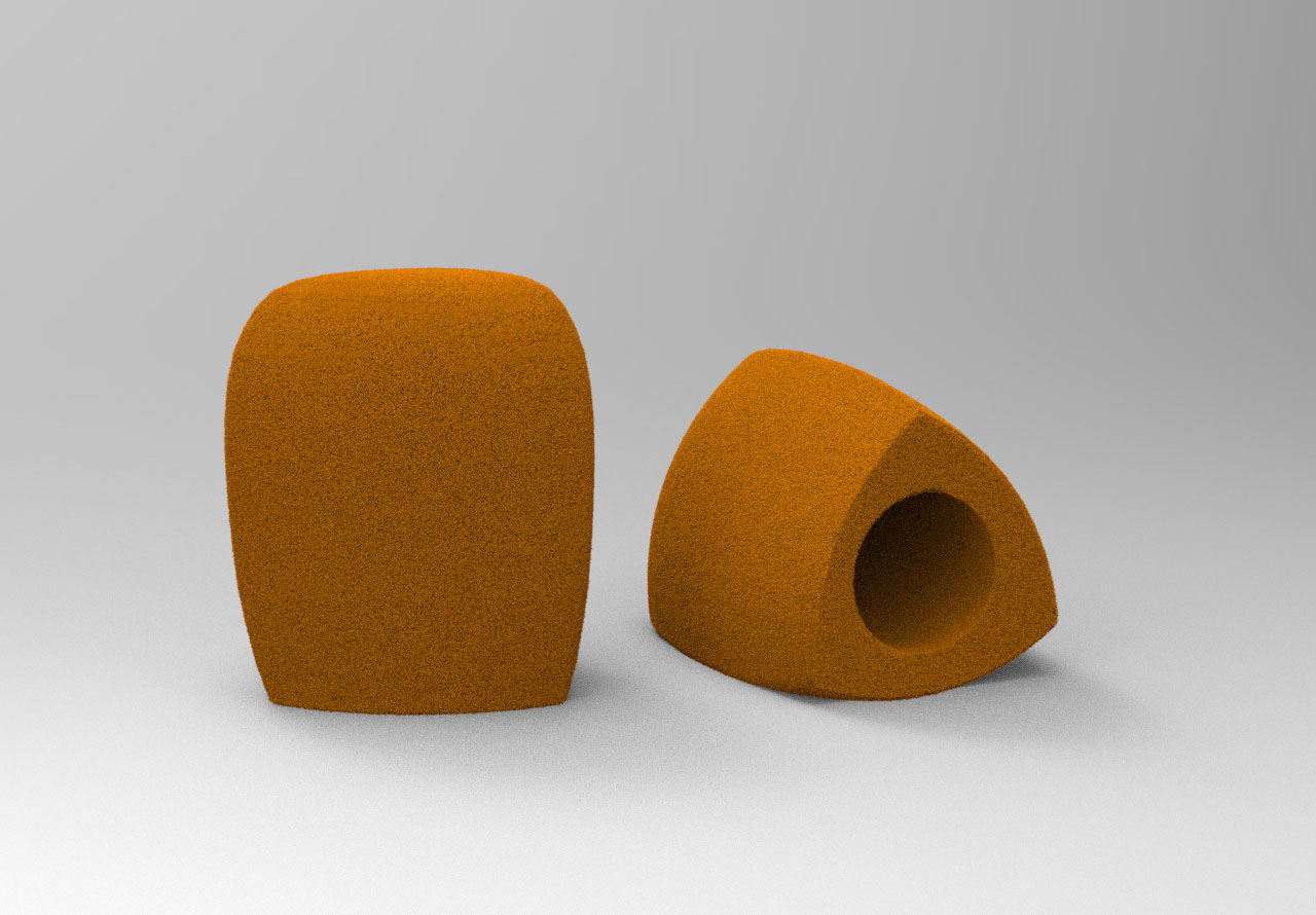 Capuchón delta naranja