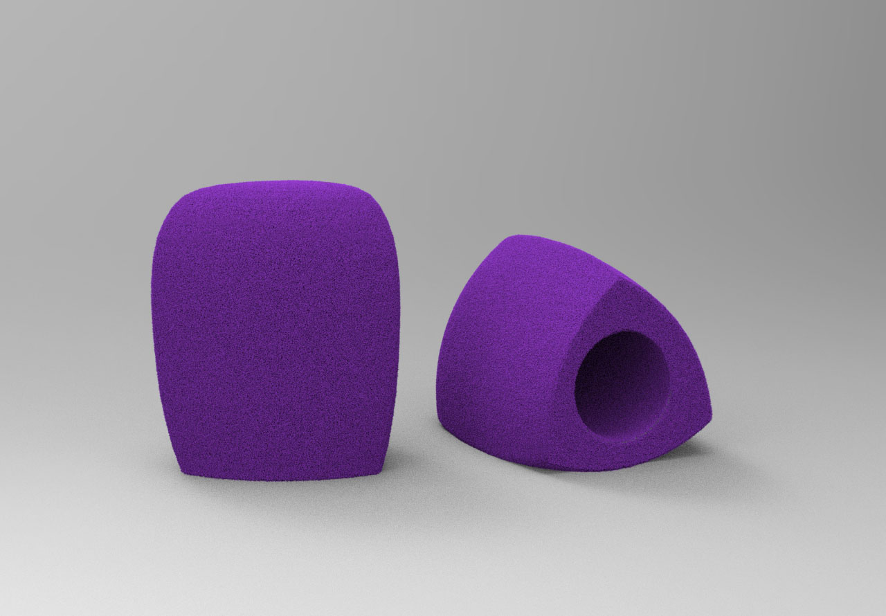 Capuchón delta violeta