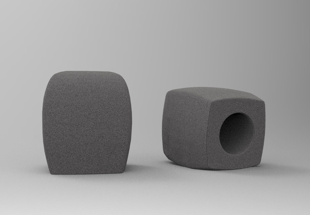 Capuchón prisma Gris