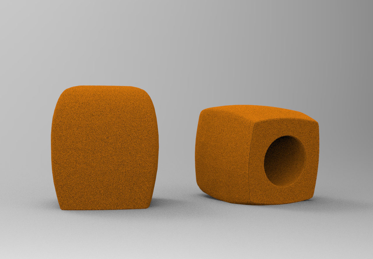 Capuchón prisma naranja