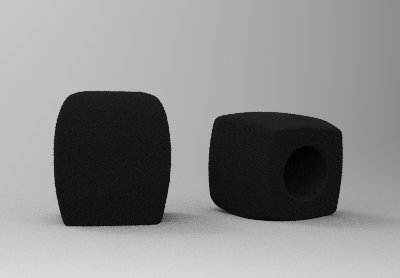 Capuchón prisma Negro