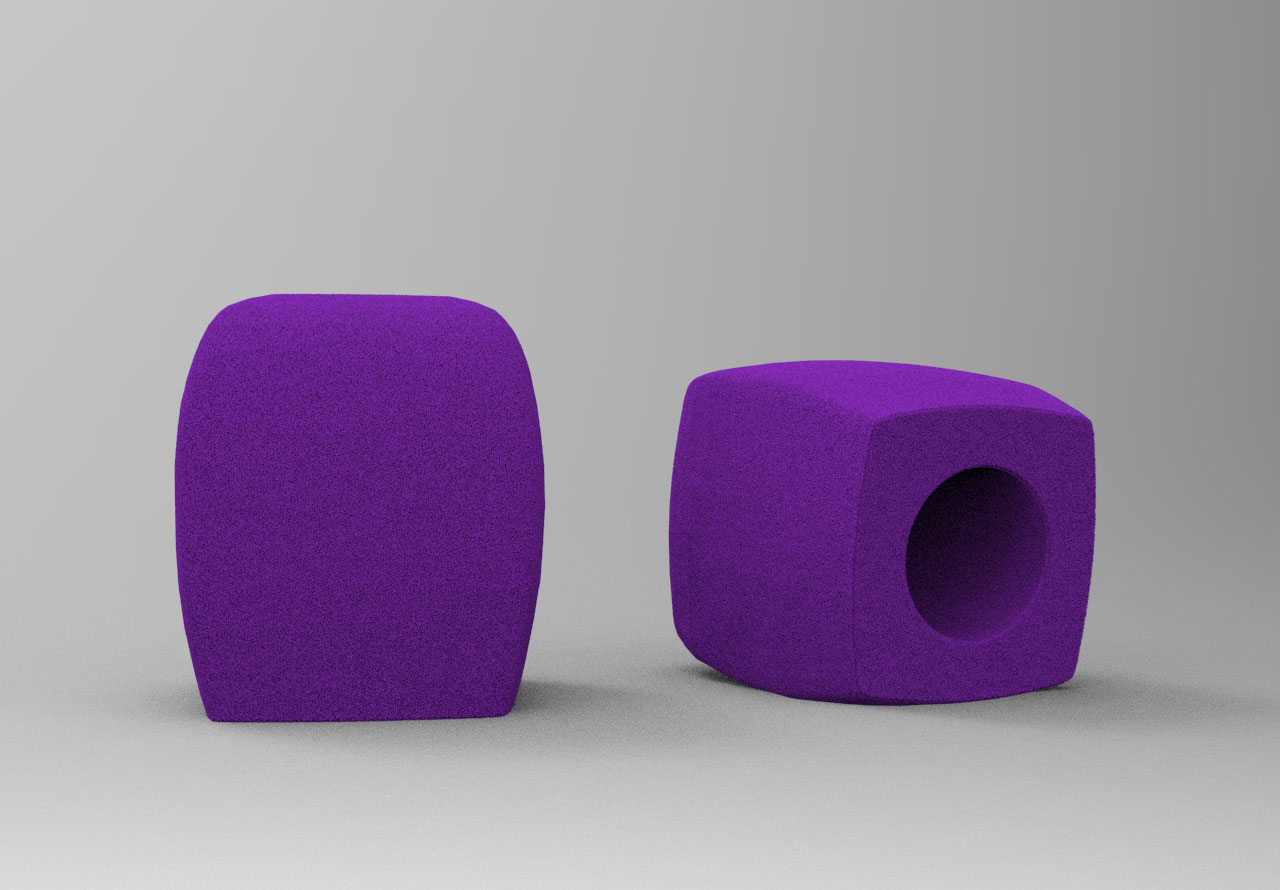 Capuchón prisma violeta