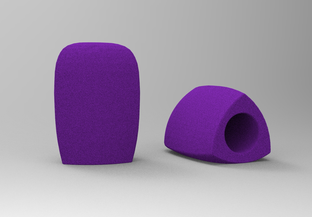 Capuchón vortex violeta